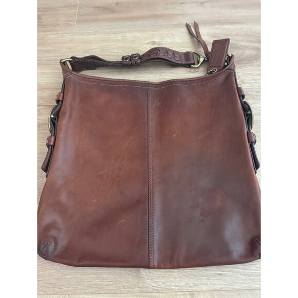 Coach Large Leather Shoulder Bag - Picture 3 of 9